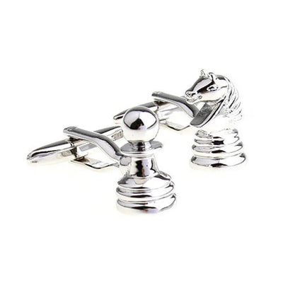 Men Gentleman French Chess Cufflinks mamu&land
