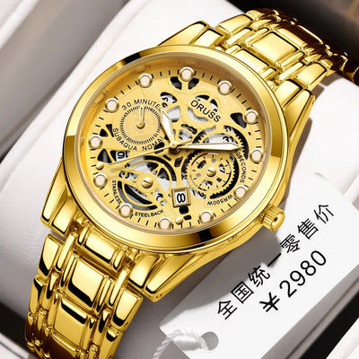 Quartz Watch Automatic Movement Hollow for men mamu&land